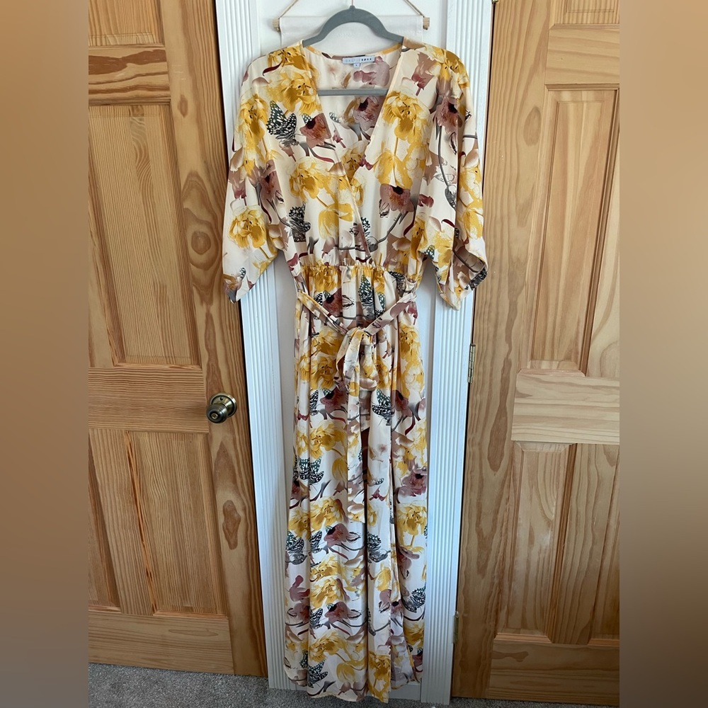 Baltic Born Floral Maxi Dress Large